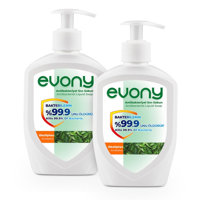 Evony Antibakteriyel Sıvı Sabun 2 x 300 ML