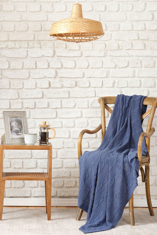 Karaca Home Dio Tv Battaniyesi 130 x 170 CM Indigo