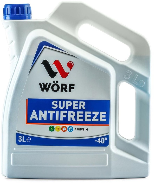 Wörf Mavi 3 Lt Antifiriz -40°c Korozyon Önleyic