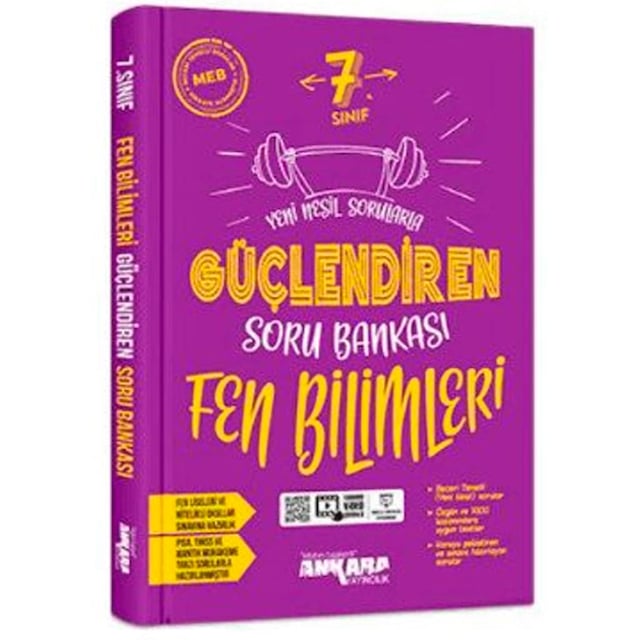Ankara Yayınları 7. Sınıf Fen Bilimleri Güçlendiren Soru Bankası (551681497)