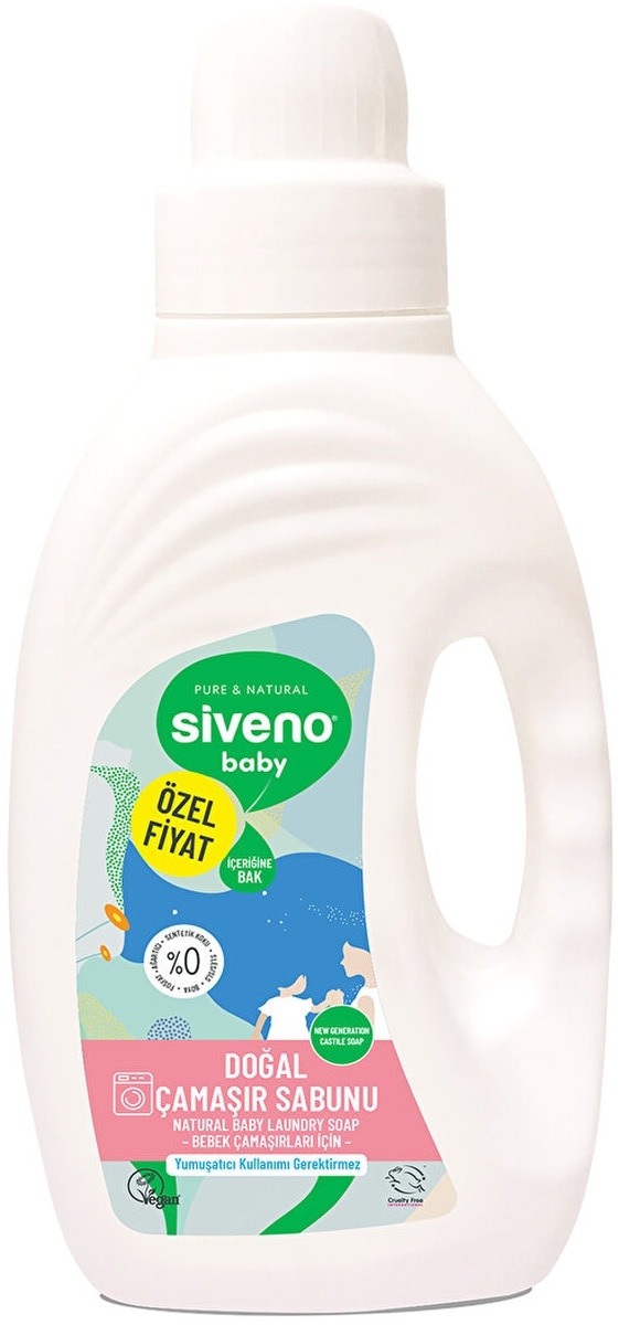Siveno Baby Doğal Çamaşır Sabunu 1500 ML