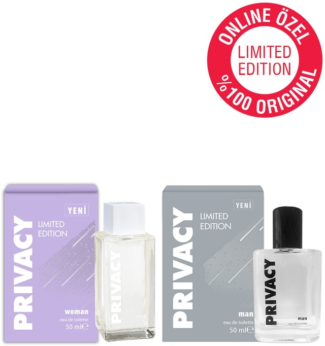 Privacy Limited Edition Erkek Parfüm EDT 50 ML + Limited Edition Kadın Parfüm EDT 50 ML