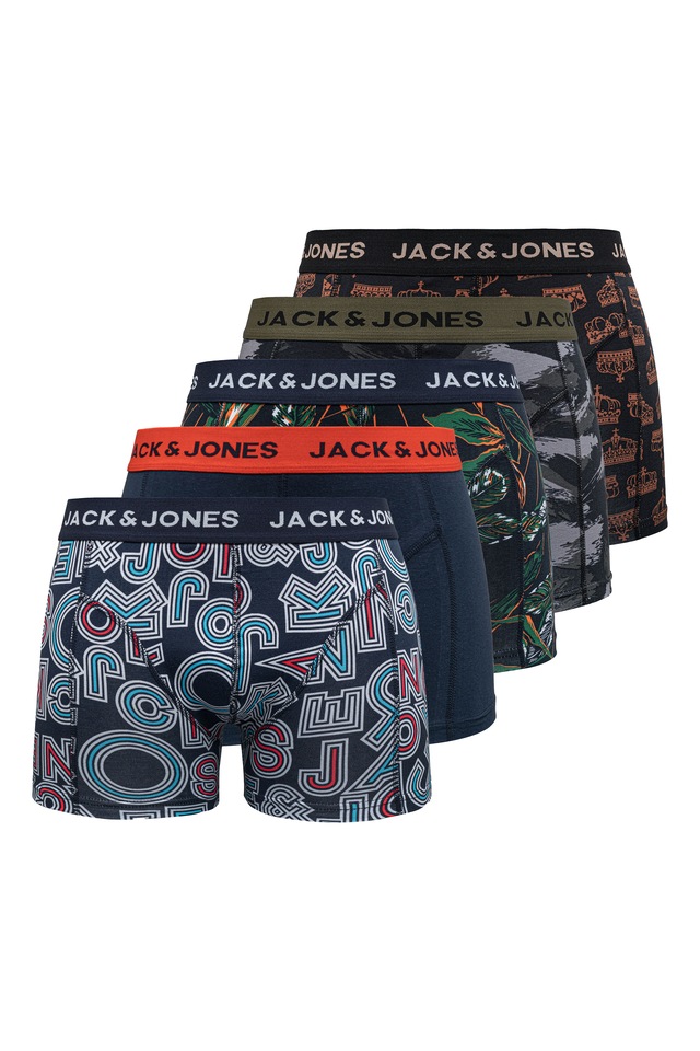 Jack & Jones Simon 12244386 Navy Blazer Boxer Paketi 5'li