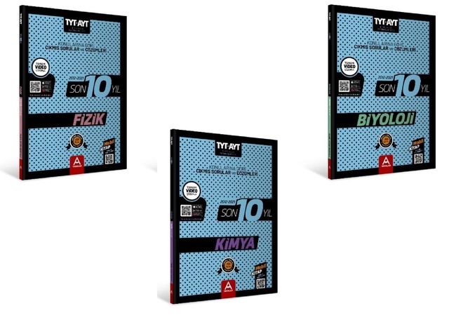 A Yayınları 10 Yıl Fen Bilimleri Çıkmış Sorular Set-2