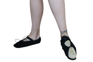 SİYAH BEZ BALE PATİĞİ