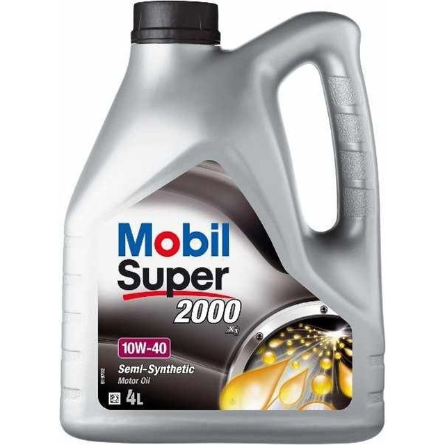 Mobil Super 2000 X1 10W-40 Yarı Sentetik Motor Yağı 4 L
