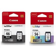 Canon Pg 46 Cl 56 Pixma E404/E414/E464/E484 Siyah Renkli Kartuş