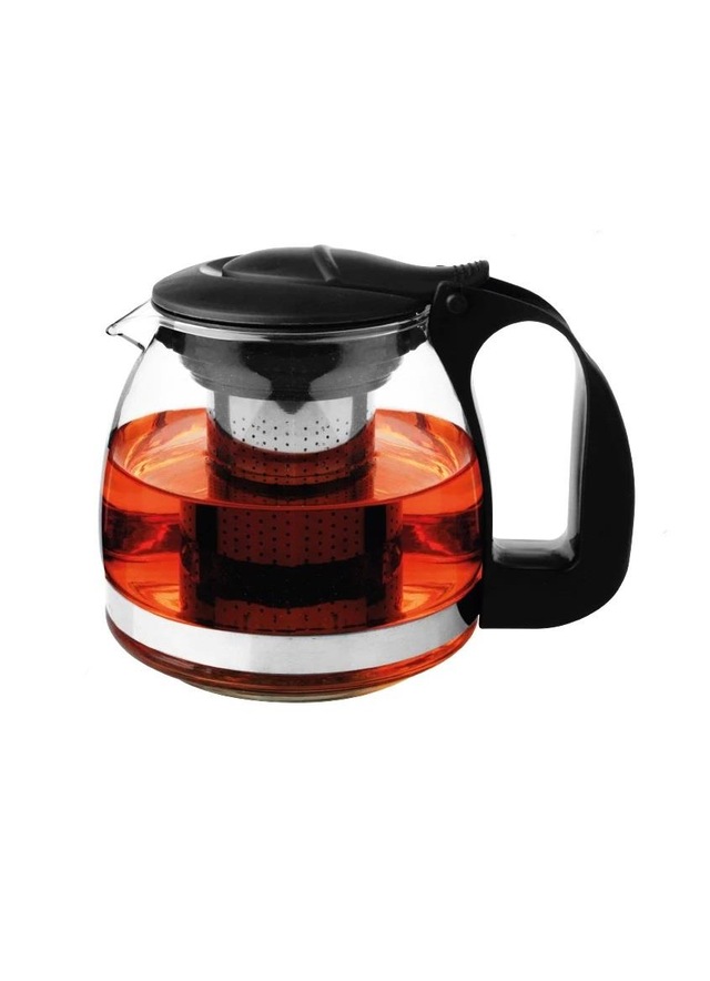 Perotti Isıya Dayanıklı Cam Demlik Süzgeçli Bitki Demliği 700 ML