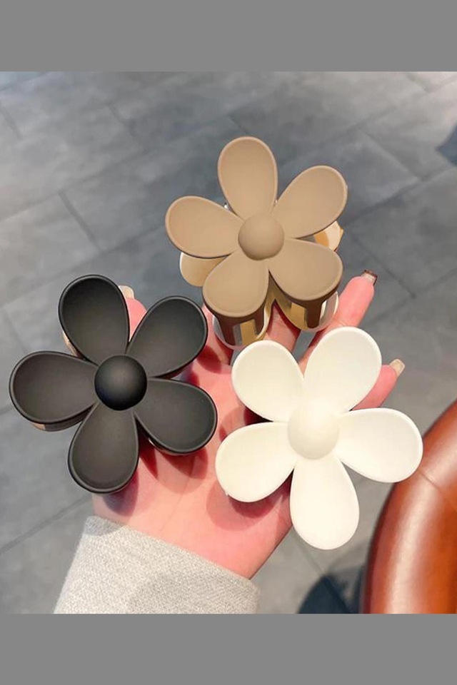 Bahels Papatya Çiçek Mandal Toka Seti 3 Adet