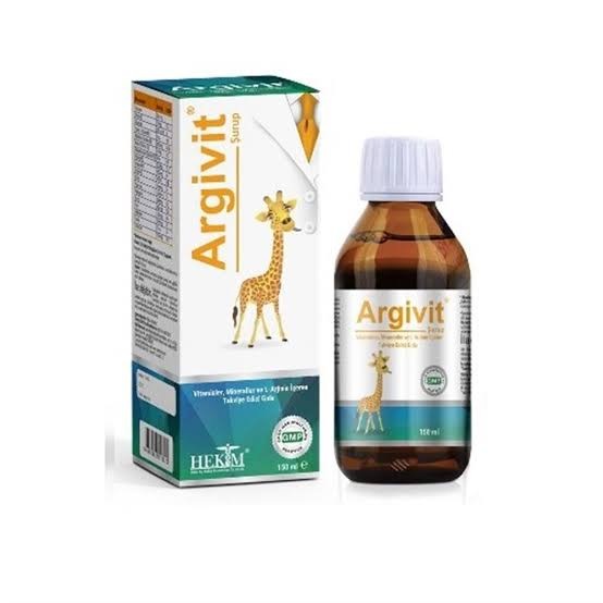 Argivit Arjinin İlaveli Multivitamin Şurup 150 ML