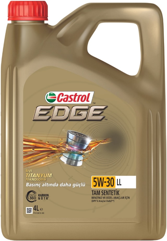 Castrol EDGE 5W-30 LL Tam Sentetik DPF Motor Yağı 4 Litre