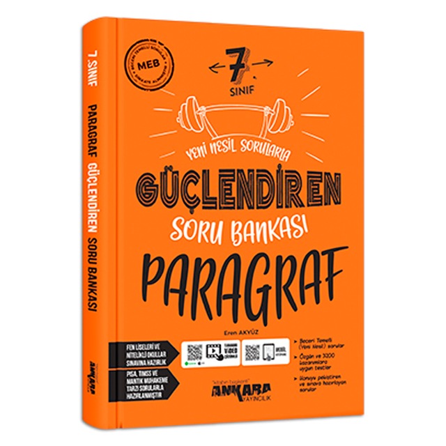 Atlaskırtasiye-Ankara Yayınları 7. Sınıf Paragraf Güçlendiren Soru Bankası 2020-