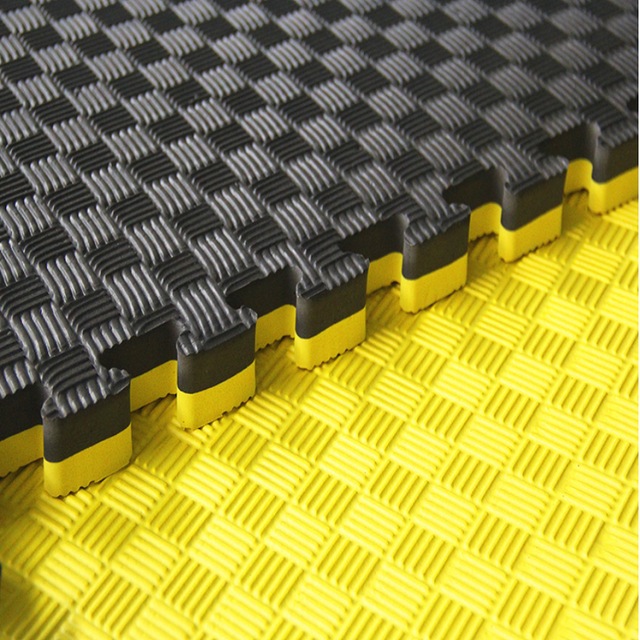 Ges Medikal Kalınlık Tatami Sarı Siyah 100 x 100 26 MM