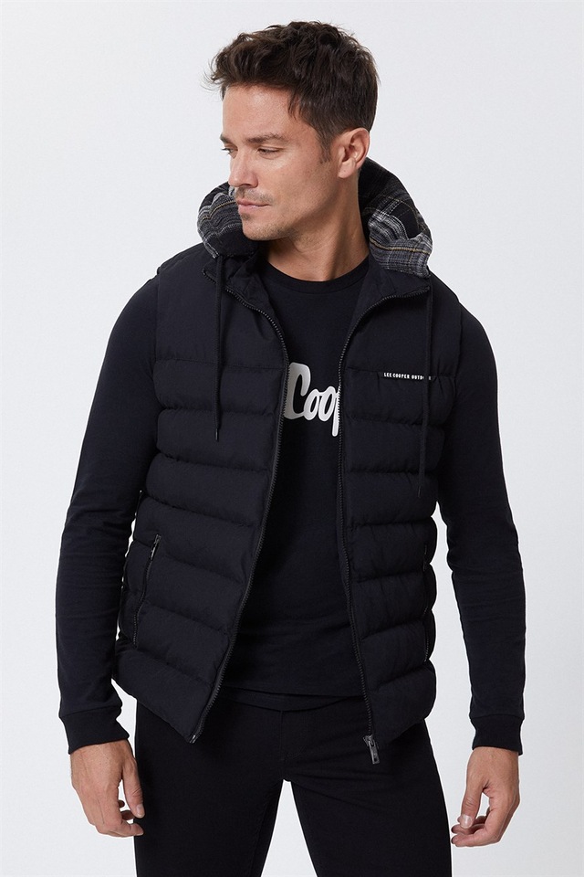 Lee Cooper Caspian Erkek Yelek Siyah-15317
