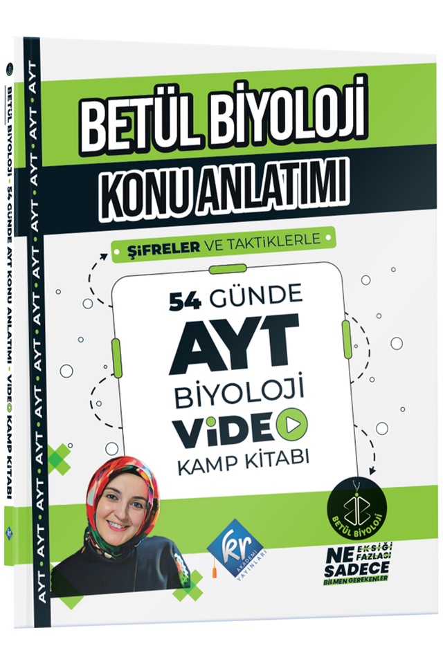 Betül Biyoloji Konu Anlatımı 54 Günde Ayt Video Kamp Kitbı
