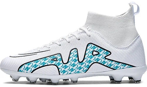 Suvan Erkek Spor Futbol Ayakkabısı Krampon - Beyaz 001