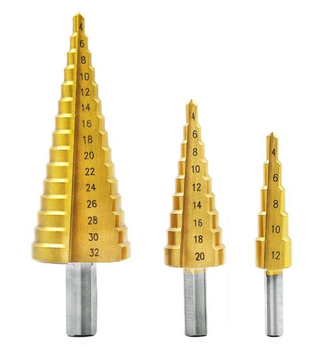 Kademeli Matkap Ucu Sac Delme Seti 3'lü