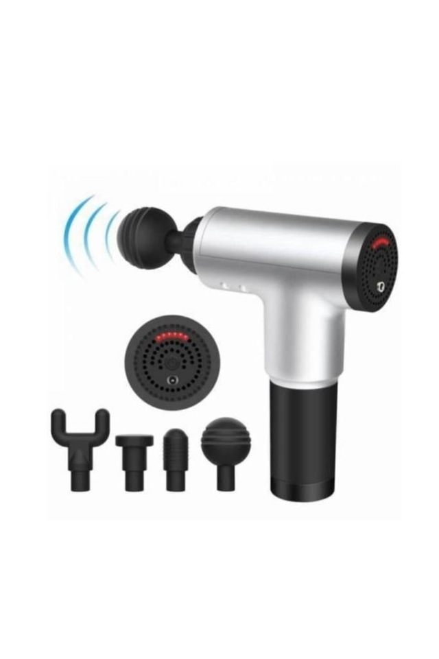 Starmax Masaj Tabancası Sporcu Masaj Aleti 4 Başlıklı