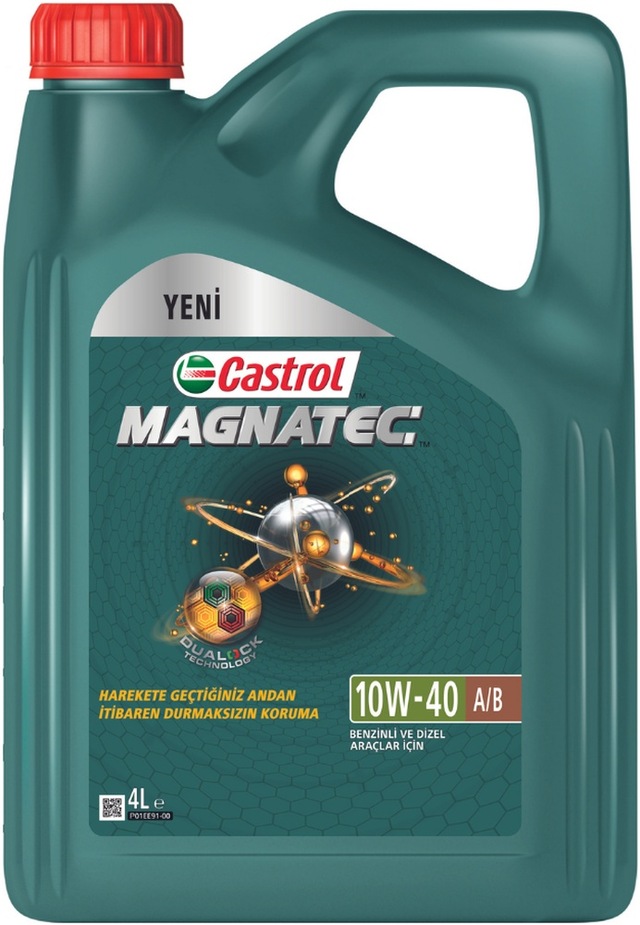 Castrol MAGNATEC 10W-40 A/B Yarı Sentetik Motor Yağı 4 Litre