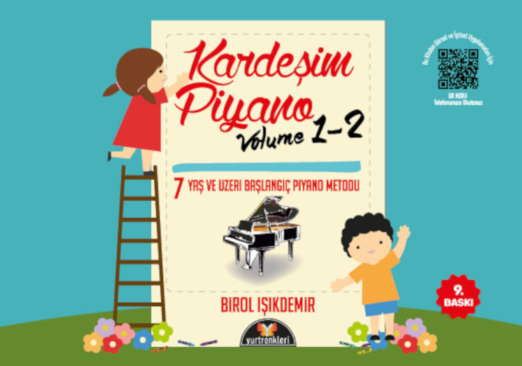 Kardeşim Piyano Metodu 1-2 Birol Işıkdemir