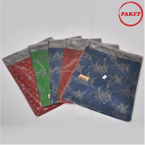 100'lü Paket - Büyük Boy Hediyelik Metalize Poşet Yapışkanl 35X45