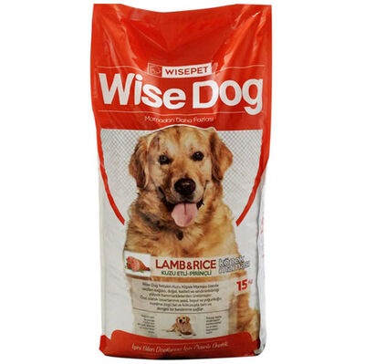 Wise Dog  Kuzu Etli Pirinçli Yetişkin Köpek Maması 15 KG