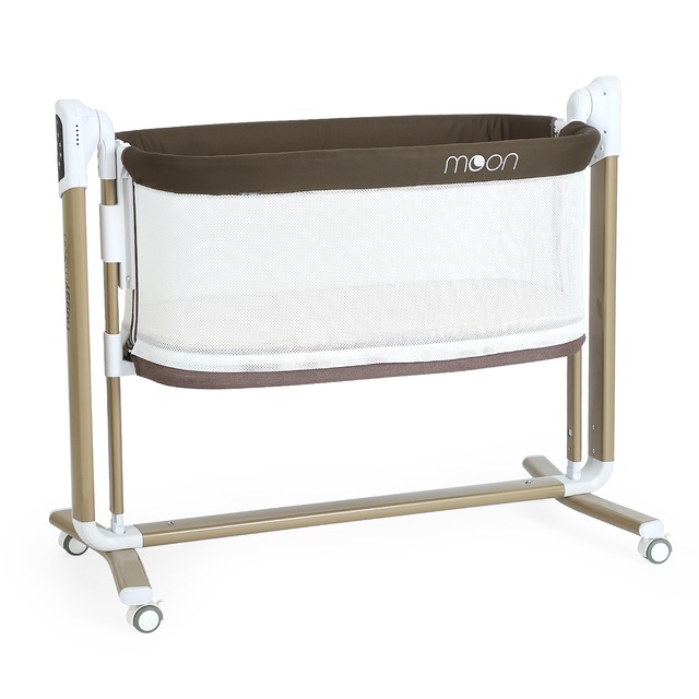 Huggy Moon Oyun Parkına Dönüşebilen Anne Yanı Elektrikli Beşik