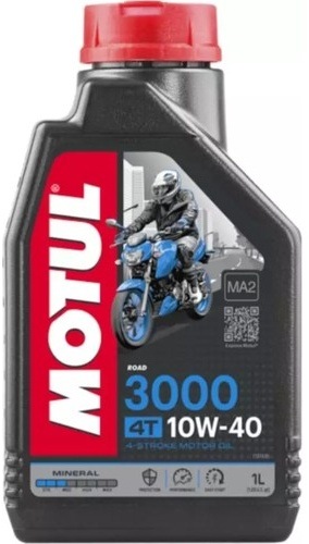 Motul 3000 10W-40 4T Minerali Motosiklet Motor Yağı 1 L