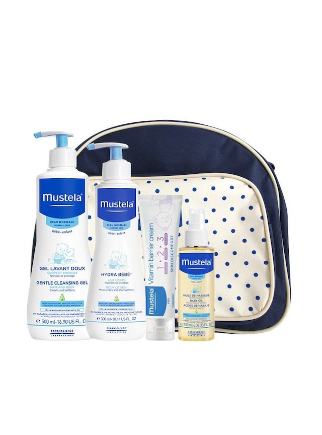 Mustela Çantalı Merhaba Bebek Bakım Seti 4'lü