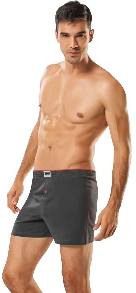 6'Lı Paket Tutku 0117 %100 Pamuk Erkek Boxer