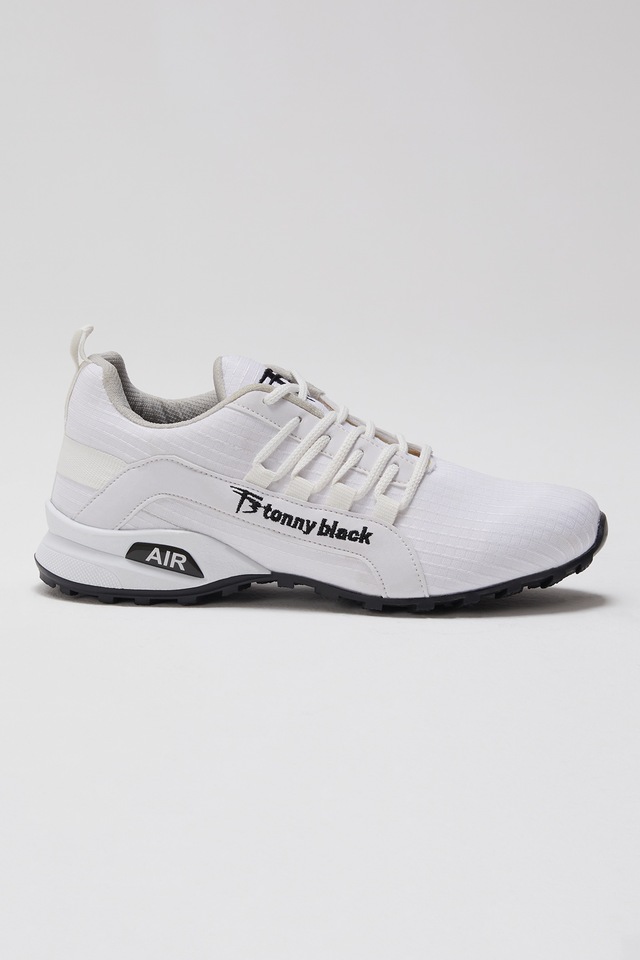 Erkek Beyaz Rahat Kalıp Termo Taban Bağcıklı Sneaker TBPS005