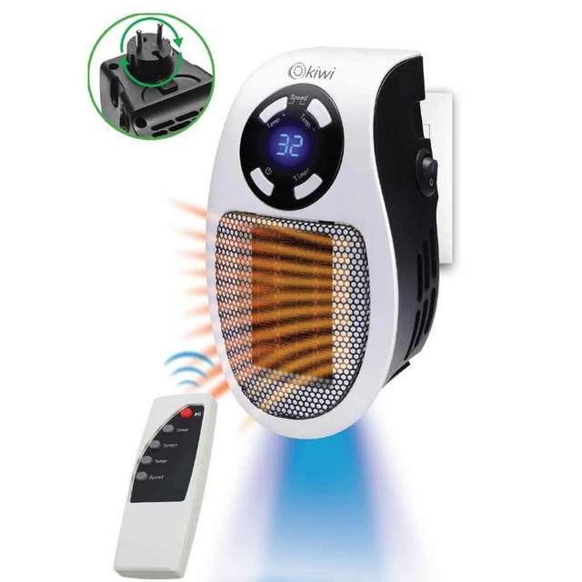 Kiwi KHT8430 Kumandalı Priz Tipi Fanlı Isıtıcı