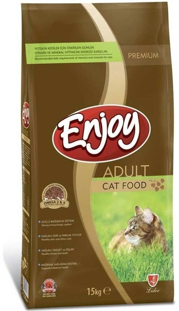 Enjoy Cat Food Tavuklu Yetişkin Kedi Maması 15 KG
