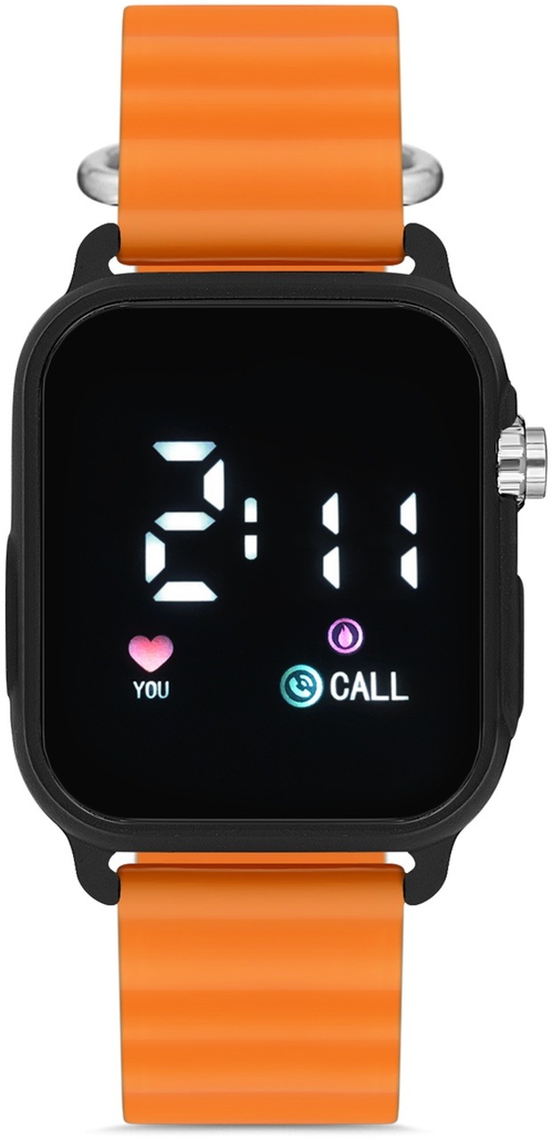 Aqua Di Polo 1987 Apwr033308 Unisex Siyah Silikon Dijital Led Kol Saati