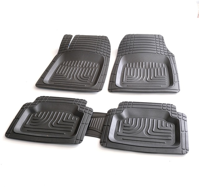 Havuzlu Paspas 3D Siyah 5 Parça Üniversal Tüm Araçlar Için Uyumlu