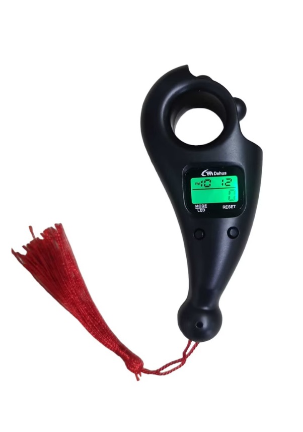 Upeka Led Işıklı Zikirmatik & Dijital Tesbih Püsküllü