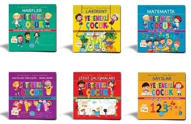 Yetenekli Çocuk Zihinsel Beceri ve Gelişim Etkinlikleri 6 Kitap