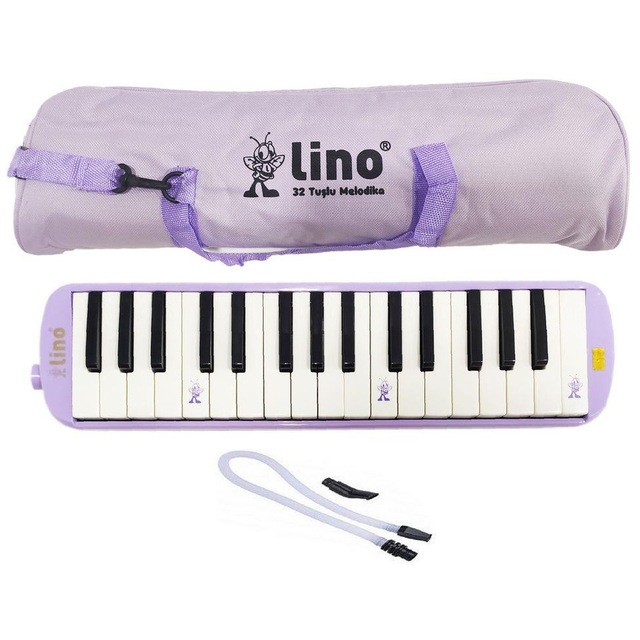 Lino Melodika 32 Tuşlu Bez Çanta Pastel Mor