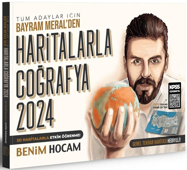 Benim Hocam 2024 Tüm Adaylar İçin Haritalarla Coğrafya - Yargı Yayınları