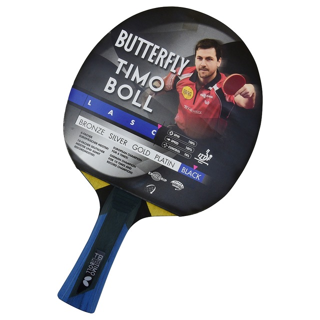 Butterfly 85031 Boll Black ITTF Onaylı Masa Tenisi Raketi