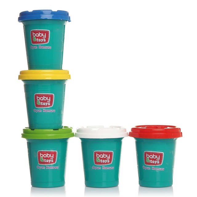 Baby Toys Bebek Oyun Hamuru 4+1 Adet