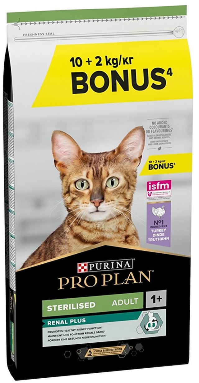 Pro Plan Sterilised Hindi Etli Kısırlaştırılmış Yetişkin Kedi Maması 10 + 2 KG
