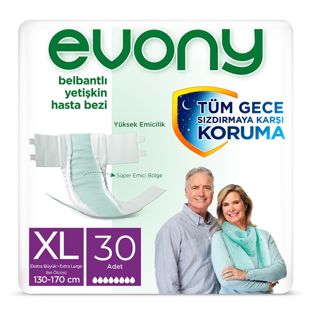 Evony Yetişkin Bezi X-Large 30'Lu