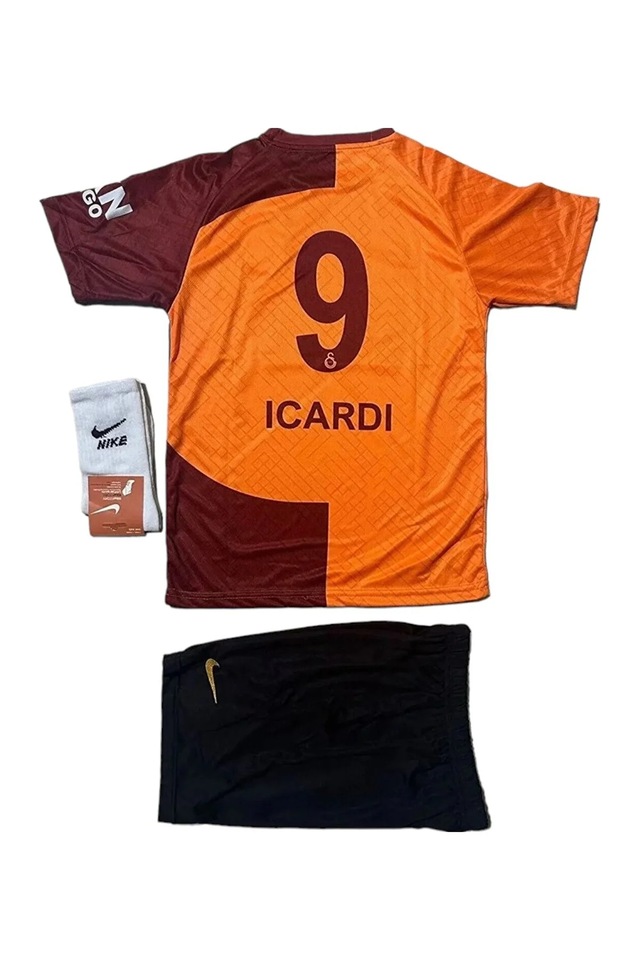 Gâlâtasaray Ícardì 9 Numara 2023/24 Sezon Çocuk Futbol Forması 3'