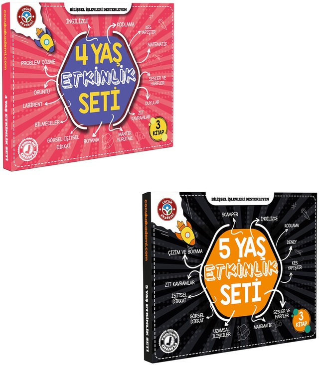 Çocuk Akademi 4 Yaş ve 5 Yaş Etkinlik Seti