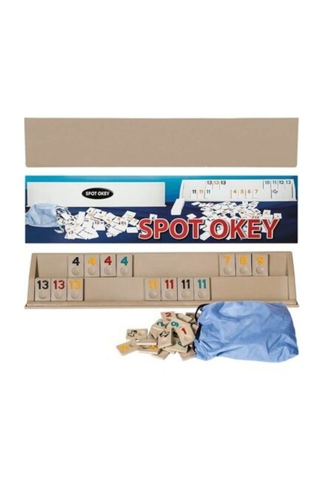 Piknik Okey Eser Spot Okey Büyük Boy Plastik Okey Takımı