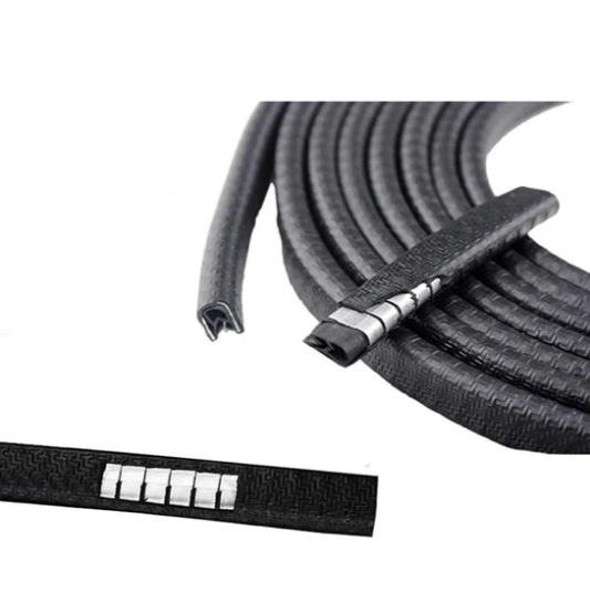 Araç Kapı Koruma Fitili Parlak Renk Çarpma Çizilme Önleyici 5Metr Siyah