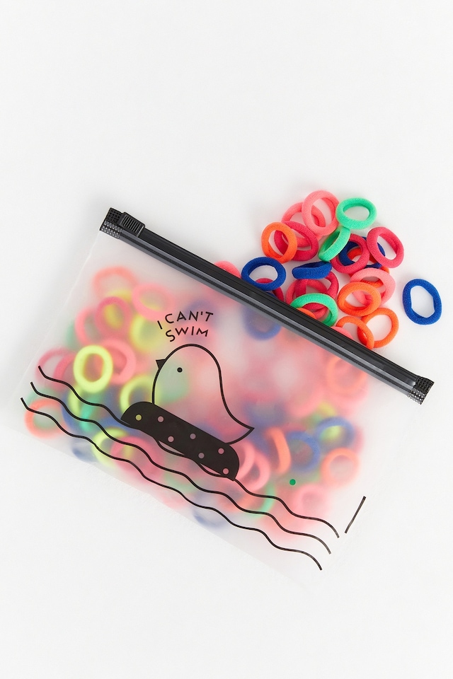 Ecrou Çantalı Renkli Lastik Toka 100'lü