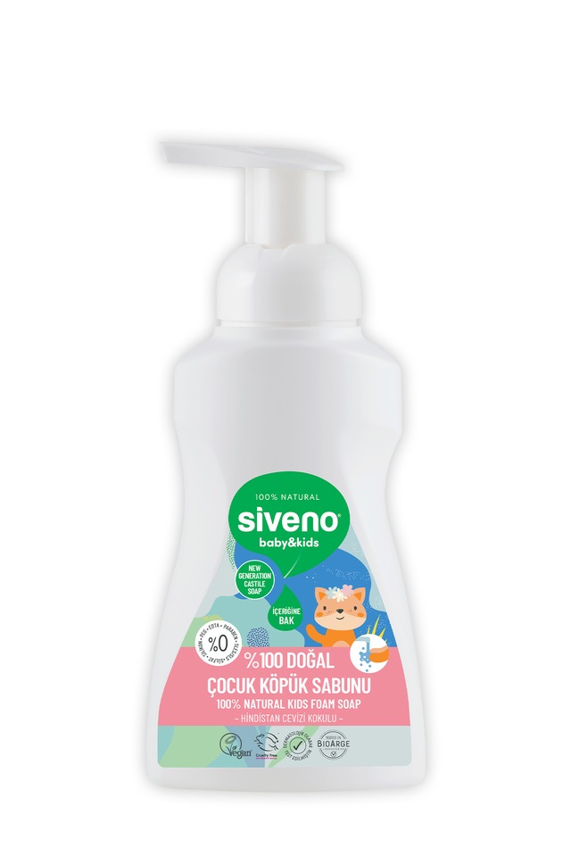 Siveno Zeytinyağlı Kids Köpük Sabun 250 ML