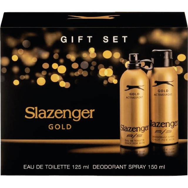 Slazenger Active Sport Gold Erkek Parfüm EDT 125 ML + Deodorant 150 ML 2'li Set